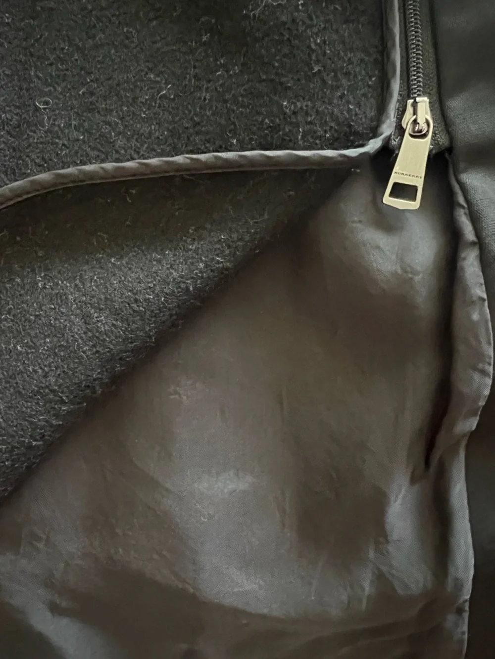 Burberry Brit Black Trench Coat with Signature Check Lining - Picture 7 of 9